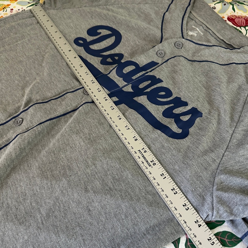 Dodgers Baseball Jersey Mens XL Gray Sandy Koufax 32 Stadium Limited Edition - Picture 7 of 10